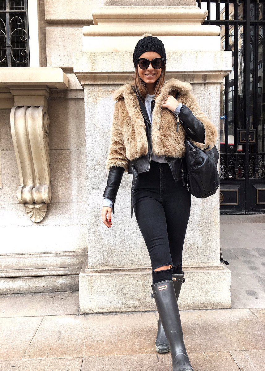 hunter boots street style