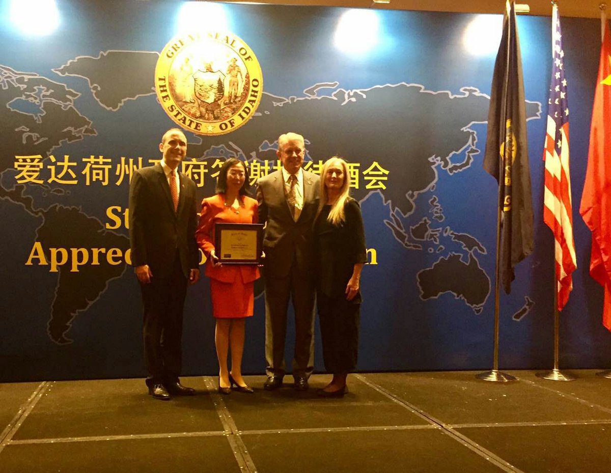 CSChinaTeam's tweet photo. Governor Butcher of Idaho led a delegation to #Guangzhou of companies in #healthcare #agriculture #transportation #ChinaExport https://t.co/NS8Dq0sjA7