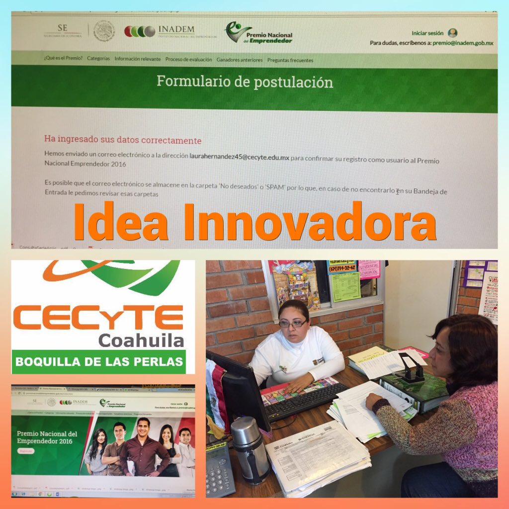 Registro Premio Nacional del Emprendedor #procesosadmvos <a href="/luciaazucena/">Azucena Ramos</a> <a href="/asdru9/">Asdru</a> <a href="/lugocecytec/">Carlos Lugo</a> <a href="/marcelokirino/">Marcelo QuirinoLopez</a> <a href="/SANTAGUERRERO/">SANTA GUERRERO PEÑA</a> <a href="/QuezadaEverardo/">Everardo Quezada</a>