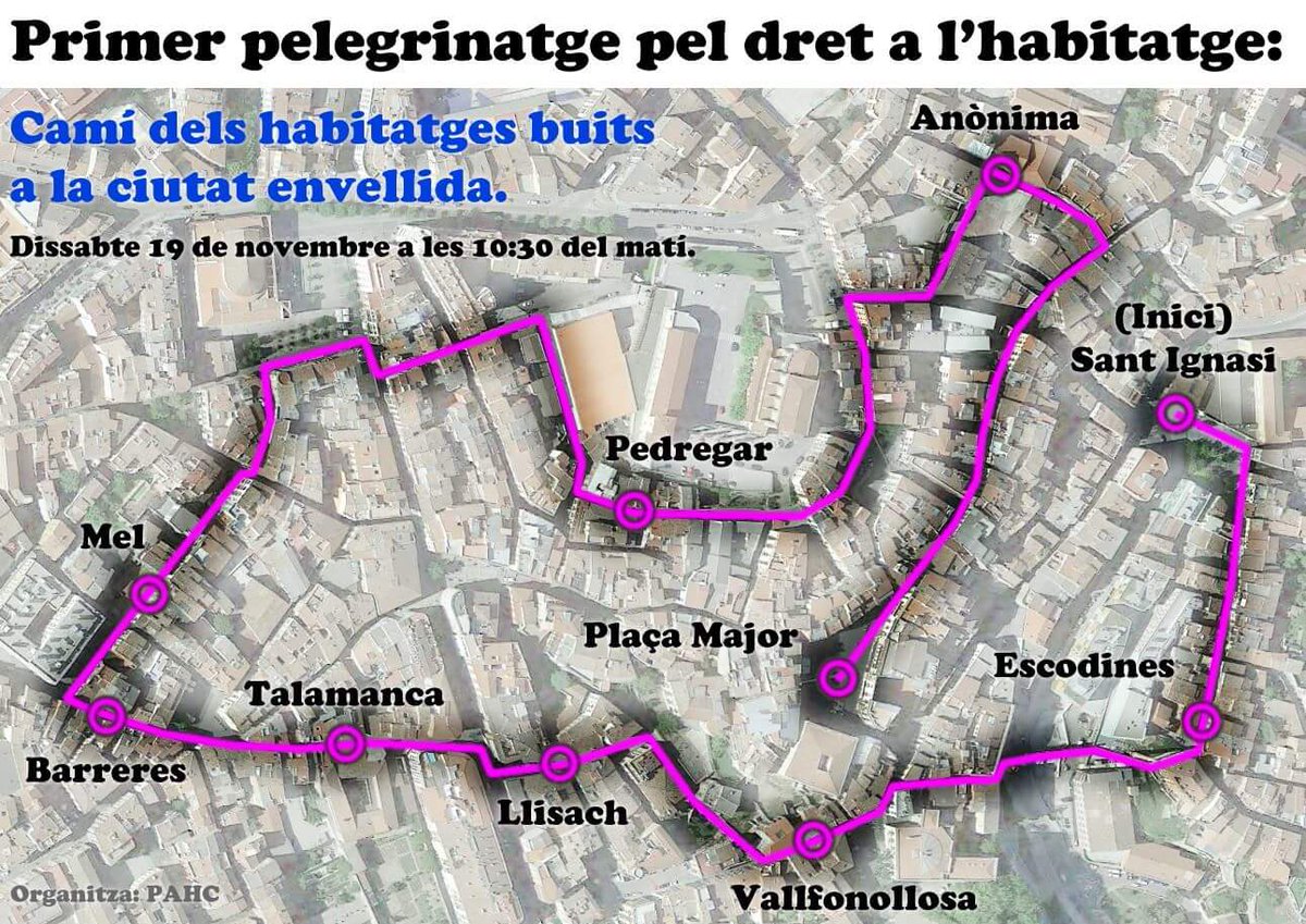 jlescodines's tweet photo. Vina a pasejar per la ciutat envellida.per el dret de tothom al habitatge https://t.co/QN11pnv0km