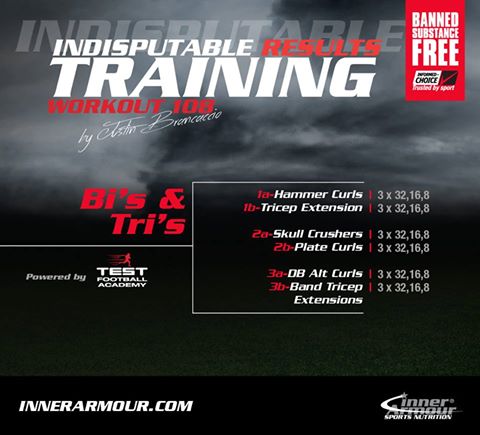 nutrtinclub's tweet photo. Hitting the gym after work? Try this awesome Bi's and Tri's routine from @InnerArmour! #InnerArmy https://t.co/aP4w5oZear