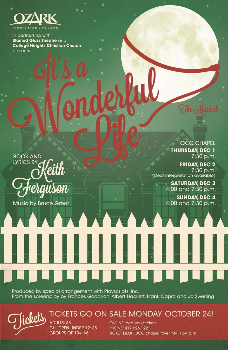 Coming December 1-4 to OCC! occ.edu/christmas