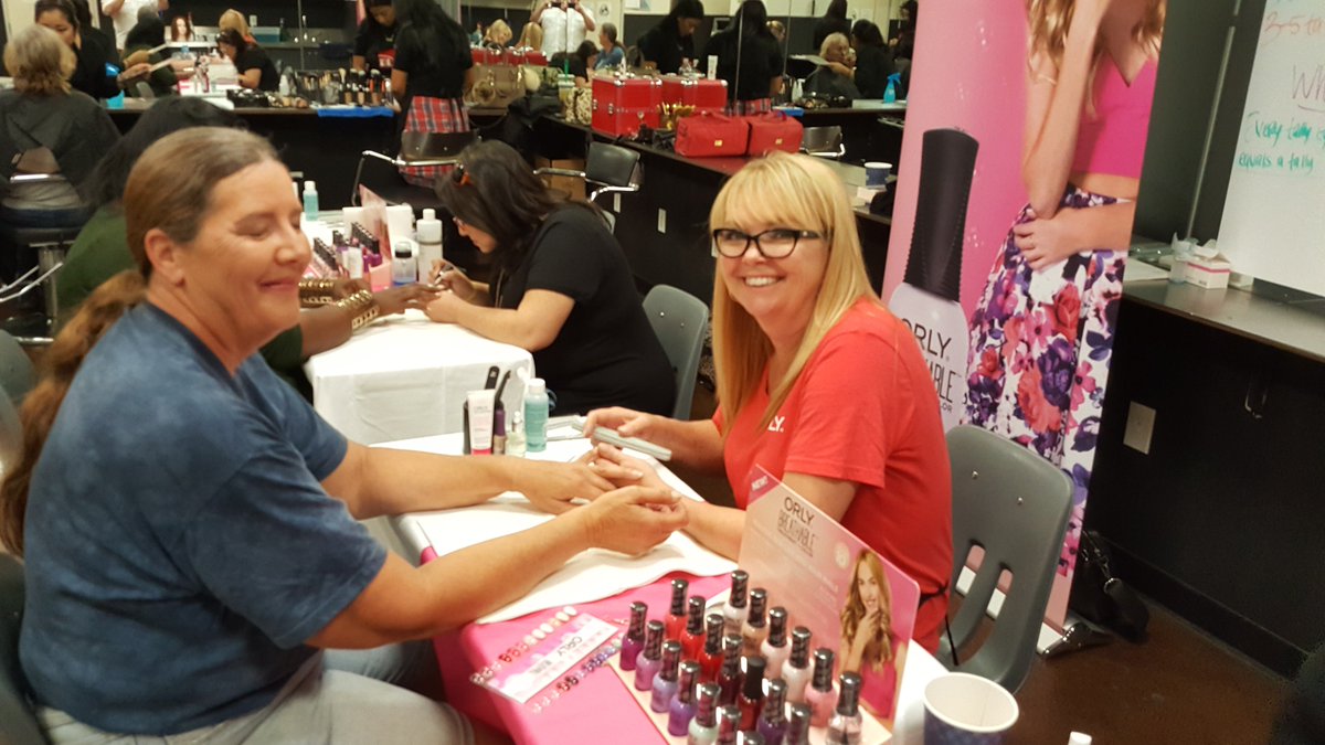 Orlynails's tweet photo. Spending the morning at Paul Mitchell doing makeovers on female veterans for the 3rd Annual Veteran's Makeover Event! #MakeoversThatMatter https://t.co/O39kPV6Gat