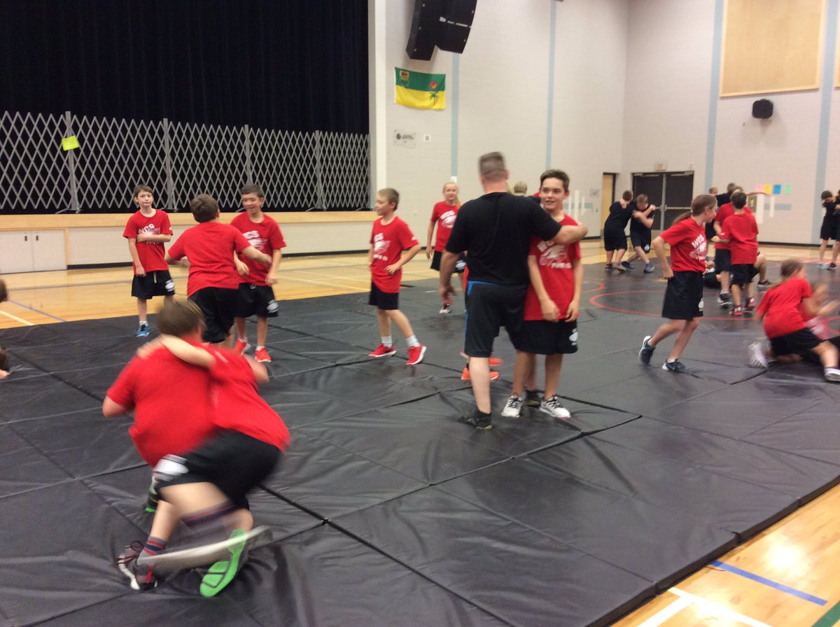 Thanks to former WWE champ Ken Kot for coming in and teaching us some wrestling today. #therockbottom #piledriver