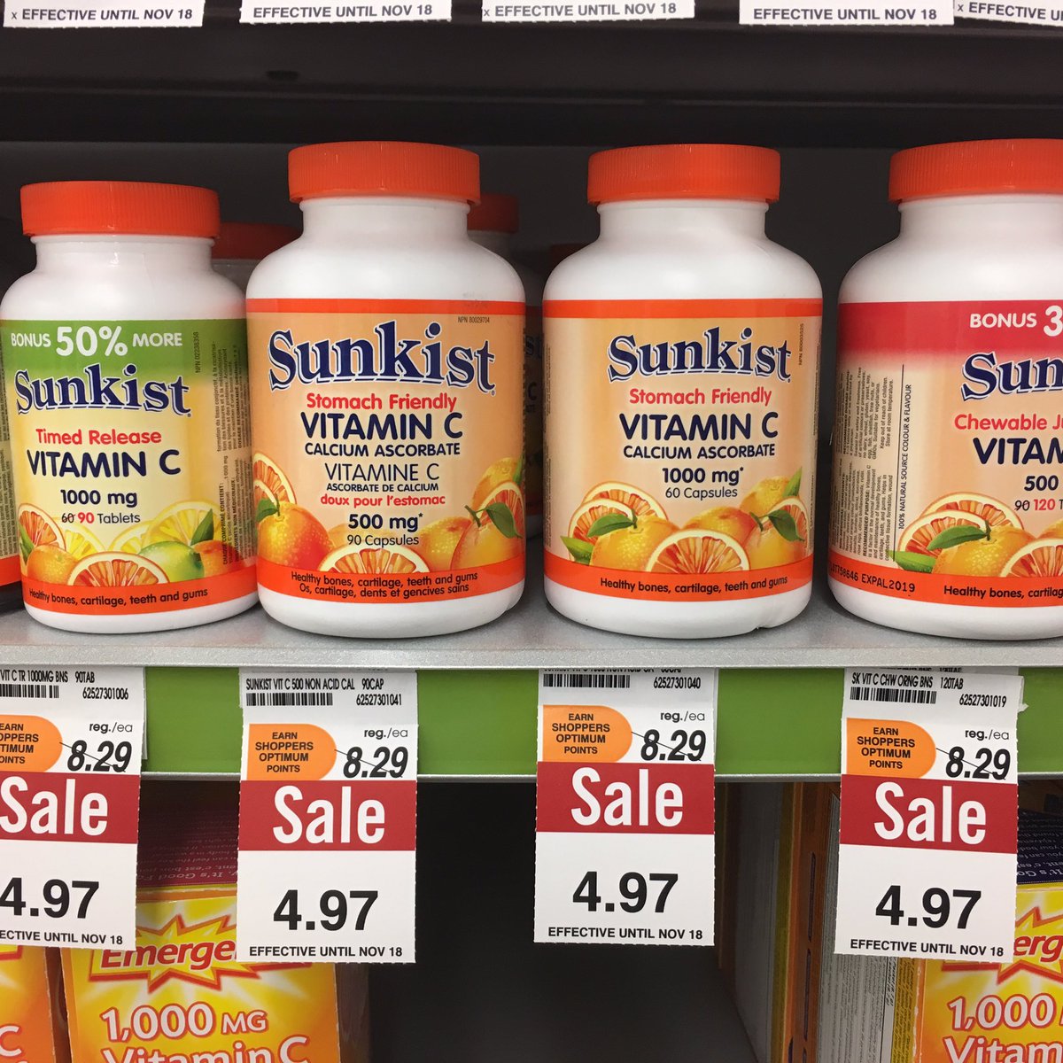 sdewolffwn's tweet photo. Don't forget your Vitamin C! On sale now @ShopprsDrugMart #hugesavings https://t.co/Lu9MYyt66d