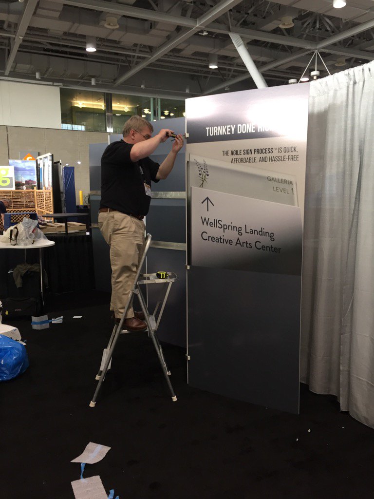 Seesawsigntools's tweet image. Getting ready for #ABX2016