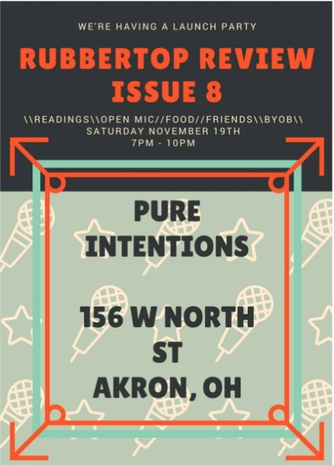 jenny_magazine's tweet image. After celebrating the release of our newest issue on Thursday, celebrate the release of @RubbertopReview's this Saturday!