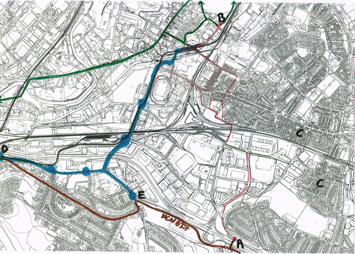 Aaghh!
Someone has leaked our super-secret plans for cycle superhighways all over east Sheffield. £millions already spent, many roads closed