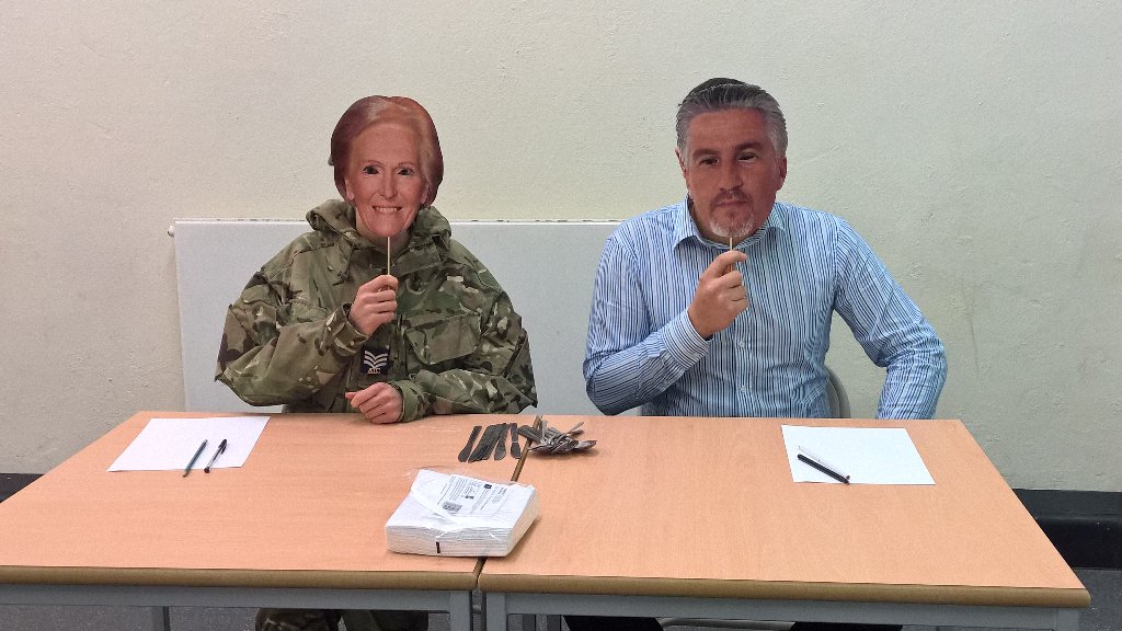 OC 1446 Sqn ATC (@oc1446sqn) on Twitter photo Tonight's special guests at the Squadron for The Great Ration Pack Bake Off! <a href="/1446aircadets/">1446 (Clevedon) Sqn</a> Tonight's special guests at the Squadron for The Great Ration Pack Bake Off! <a href="/1446aircadets/">1446 (Clevedon) Sqn</a>