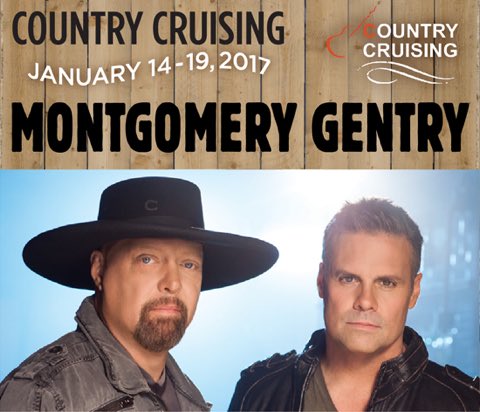 CountryCruising's tweet photo. Looking for a cure for your #mondayblues? Remind yourself that @mgunderground is coming #countrycruising with us!! #montgomerygentry https://t.co/y2j0IwfOLg