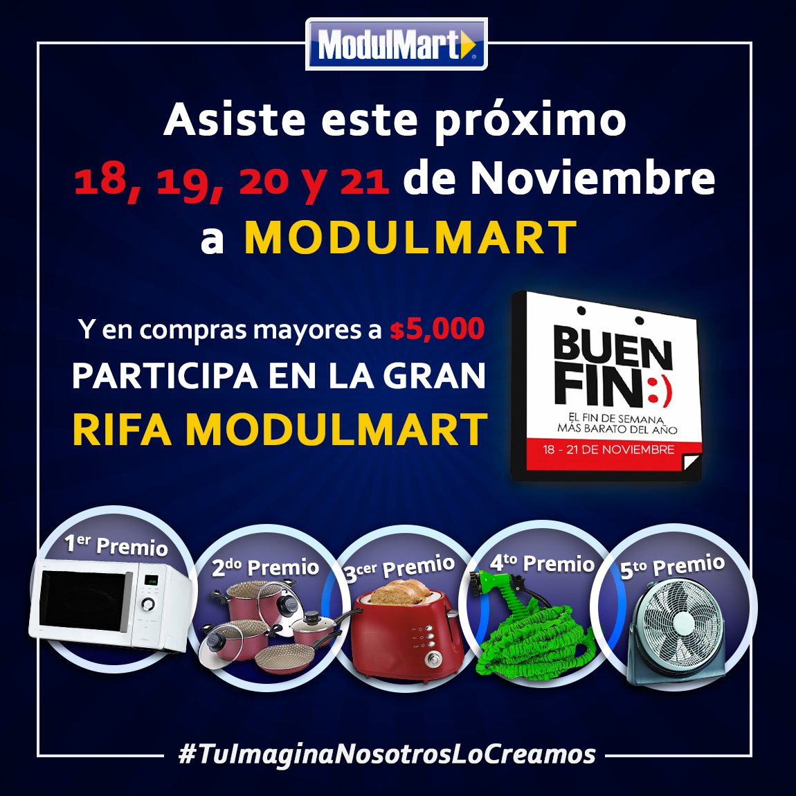 ModulmartMX's tweet image. El BUENFIN llega a Modulmart.com te esperamos en cualquiera de nuestra sucursales del 18 al 21 de Noviembre. @_EnGdl @vidaenGDL