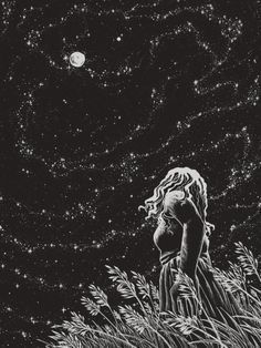 EspiandoEvas's tweet image. &quot;Vi la luna sola, incapaz de compartir su fría belleza con nadie&quot;.- Haruki Murakami