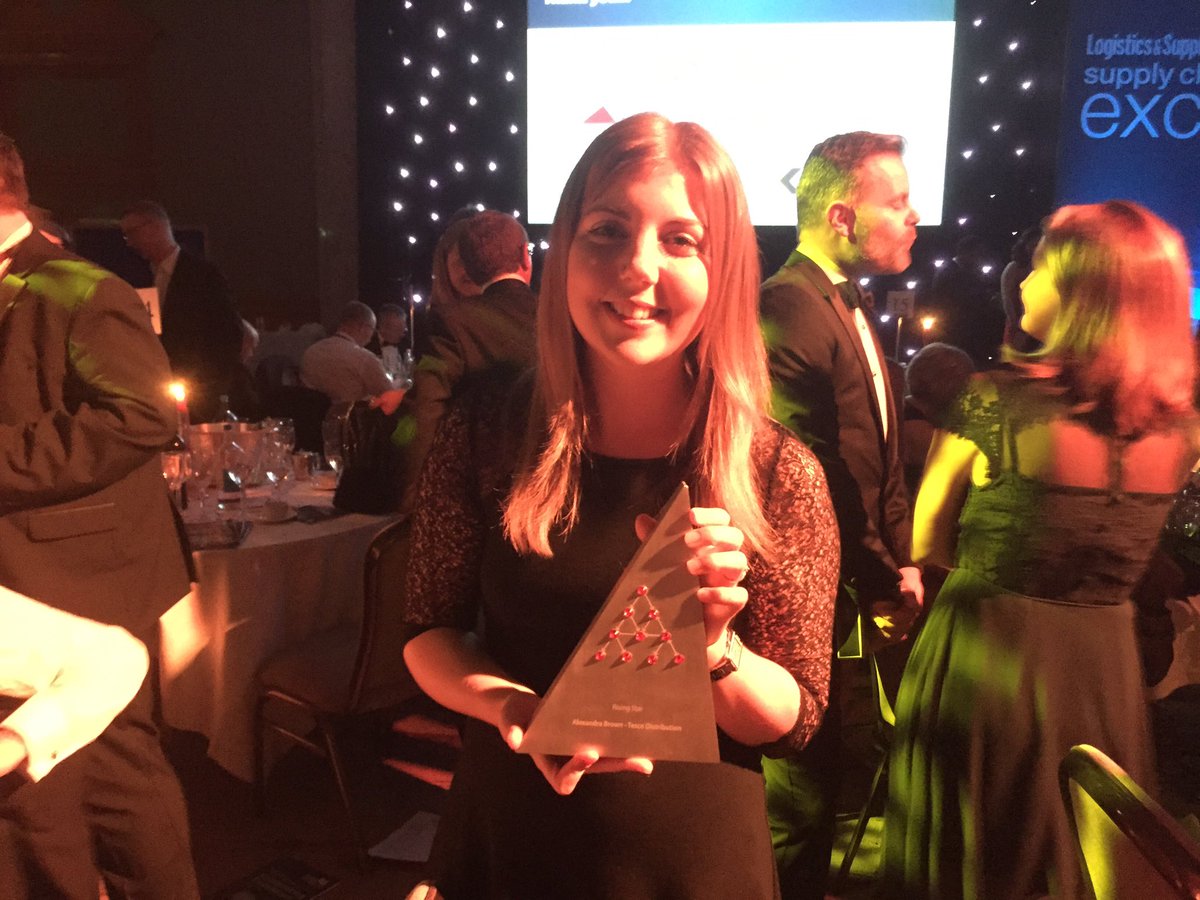 Alex brown Tesco Distribution People team . Rising star supply chain excellence @AdamsNat <a href="/AlisonHorner/">Alison Horner</a>