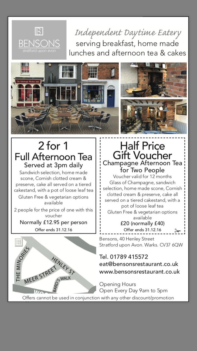 Look out for this special offer in Midweek (tomorrow) and Herald (Thursday). Just cut out the coupons and take into Bensons