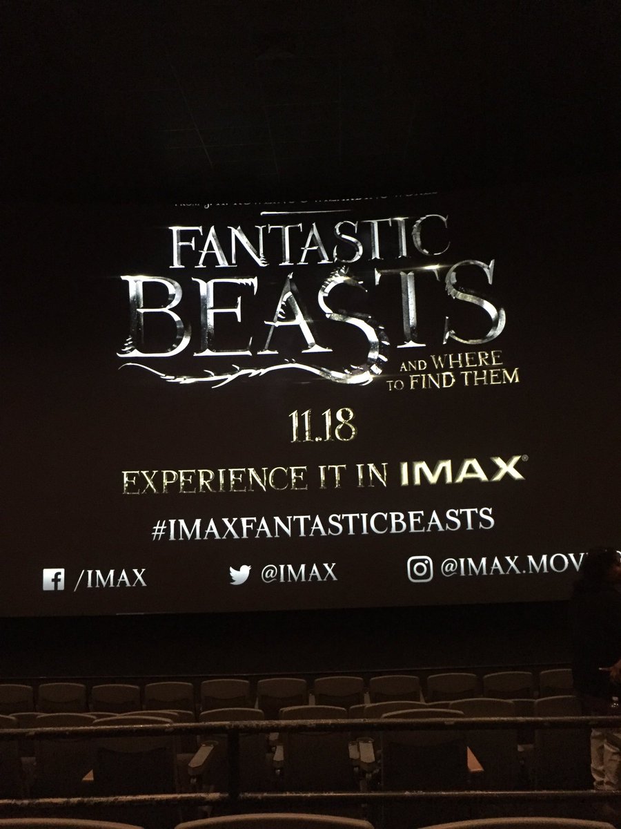 DevilsAdvocrits's tweet photo. A magical night ahead #imaxfantasticbeasts #FantasticBeasts https://t.co/oEKqCAqfpC