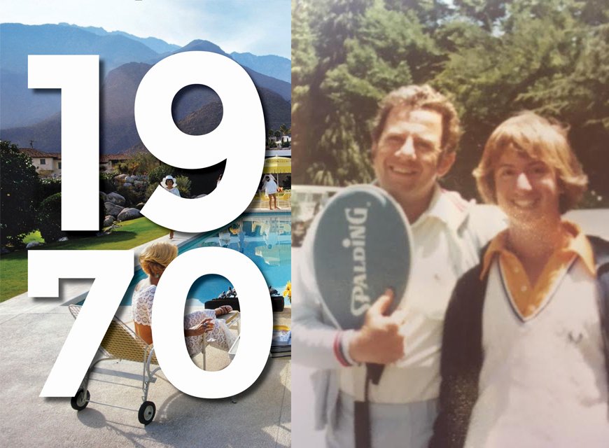 weirdscenesla's tweet photo. @joeldrucker (here with his dad in 1975) shares tale of tennis, a vest &amp; even thievery in "The Making of a (Tennis) Player" https://t.co/cpNXAKFxjC