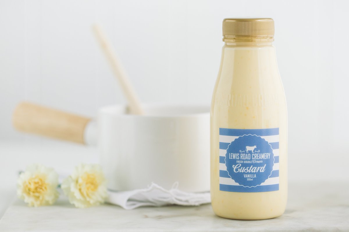 lewisrdcreamery's tweet photo. Introducing Fresh Double Cream Custard. Taste real custard, as traditional as it gets. #CustardLove in select stores tomorrow! https://t.co/BCRtD7aByk