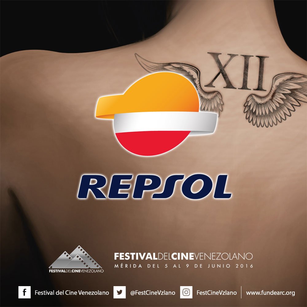 FestCineVzlano's tweet photo. Agradecemos al equipo #REPSOL por el apoyo brindado al Festival del Cine Venezolano XII Edición #FCV2016 https://t.co/yHGTkIix5V