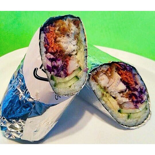 SuboEugene's tweet photo. #foodporn #sushiburrito #monthly #special CRISPY FISH $10.59 #JustDoIt https://t.co/i9fWyPNZLR