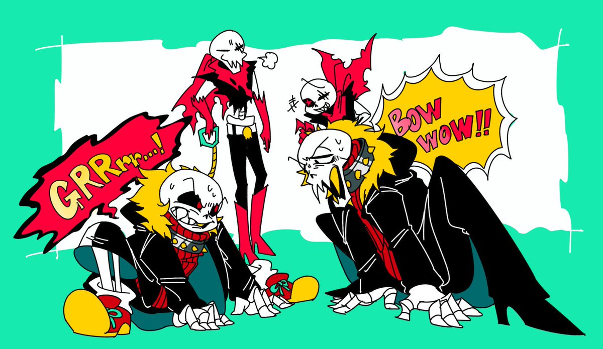 [These four are going to be the death of her...]