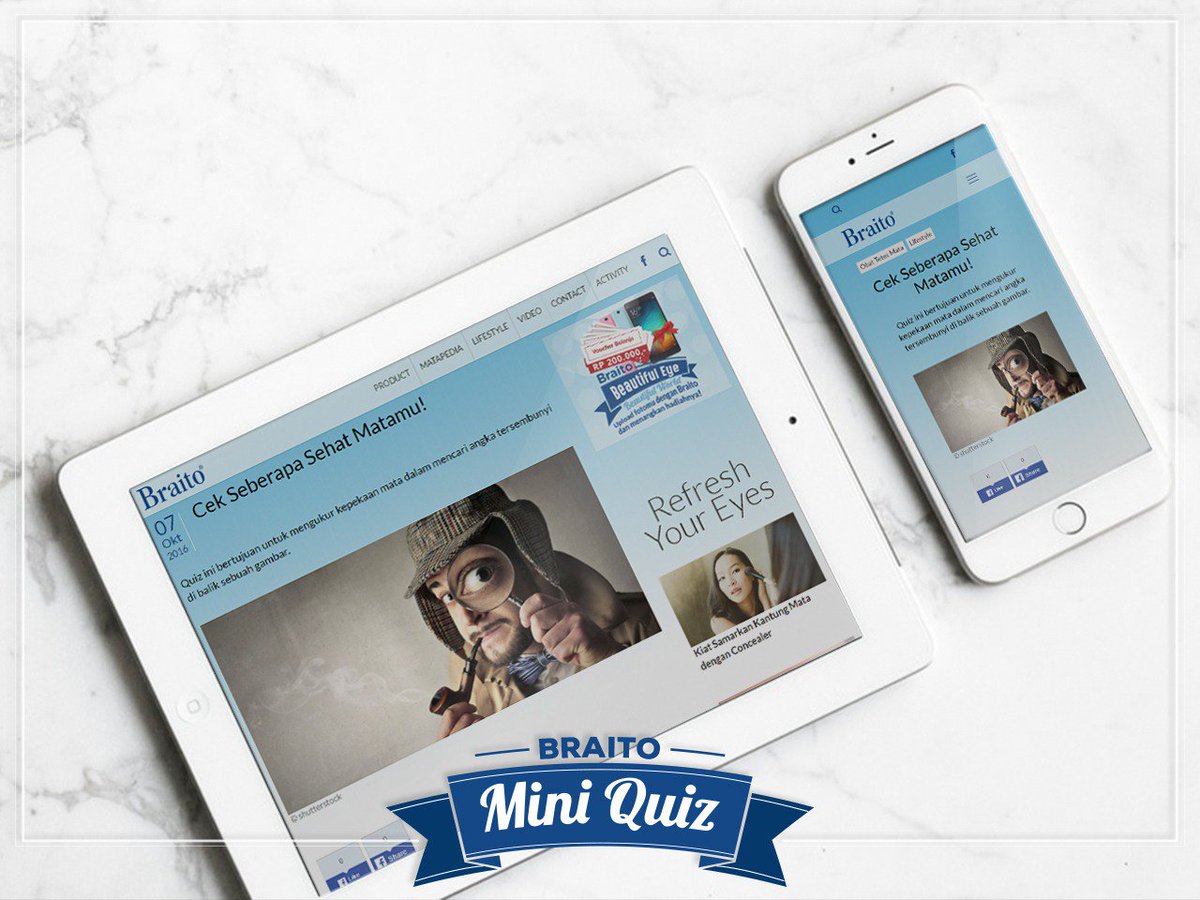 Braito_ID's tweet photo. Bagi-bagi voucher belanja ratusan ribu, Mini Quiz Braito hadir lagi! Yuk buruan cek di sini: https://t.co/JECMXimWz6 @infokuis https://t.co/pUylWz7UcZ