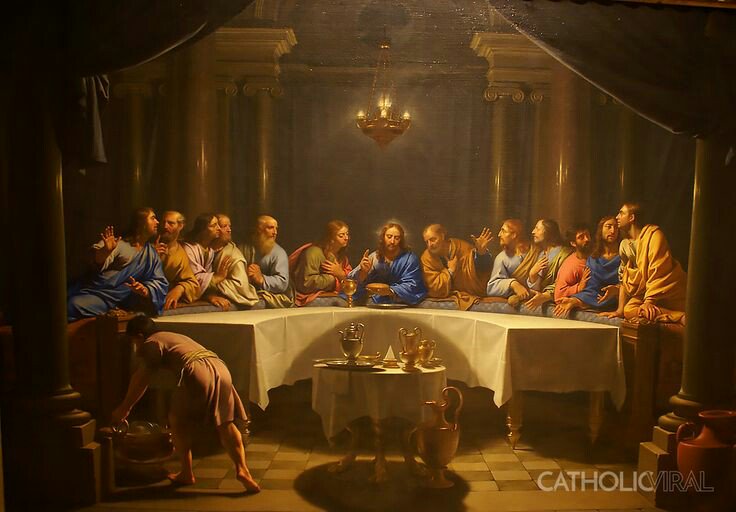 biblecomments8's tweet photo. Jesus gives Himself to us in the Eucharist, which He instituted at the Last Supper. In the Eucharist, we can find all the riches of heaven. https://t.co/3rLddlGxx1