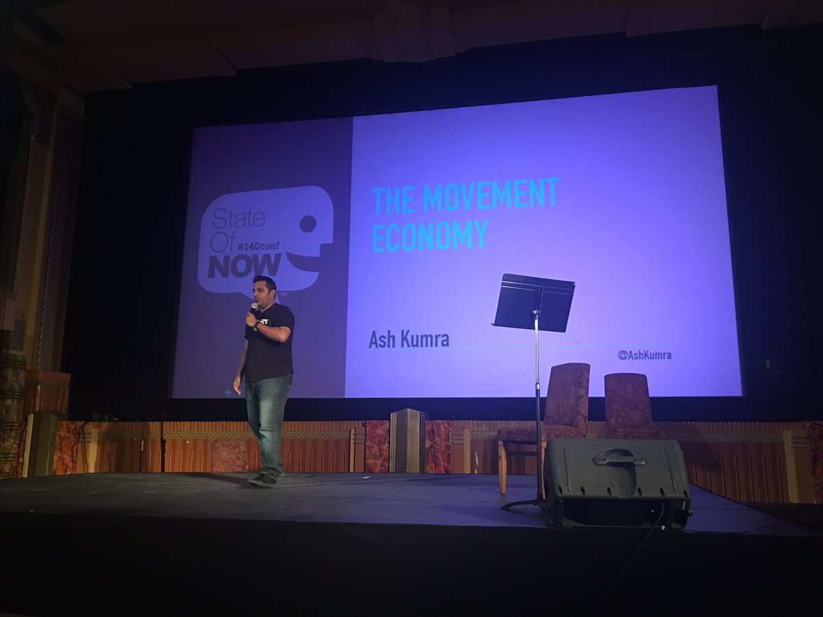 kristenkosinski's tweet photo. @AshKumra "Dream big or keep sleeping." Yes! #140conf #stateofnow #playbig #idea #movement #economy https://t.co/J9HVL7NCAB