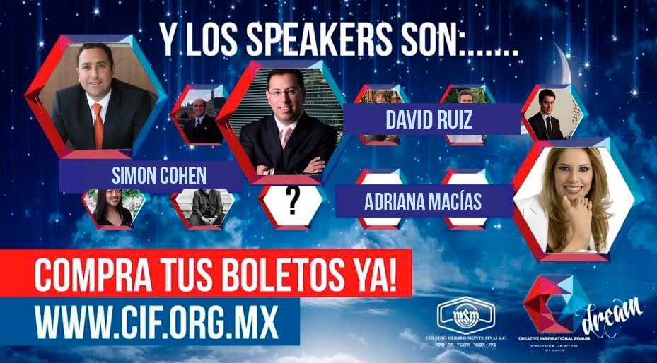 CIF_mx's tweet photo. Seguimos conociendo a quienes nos acompañarán en #CIF2016_Dream https://t.co/ir5CUzNBa6