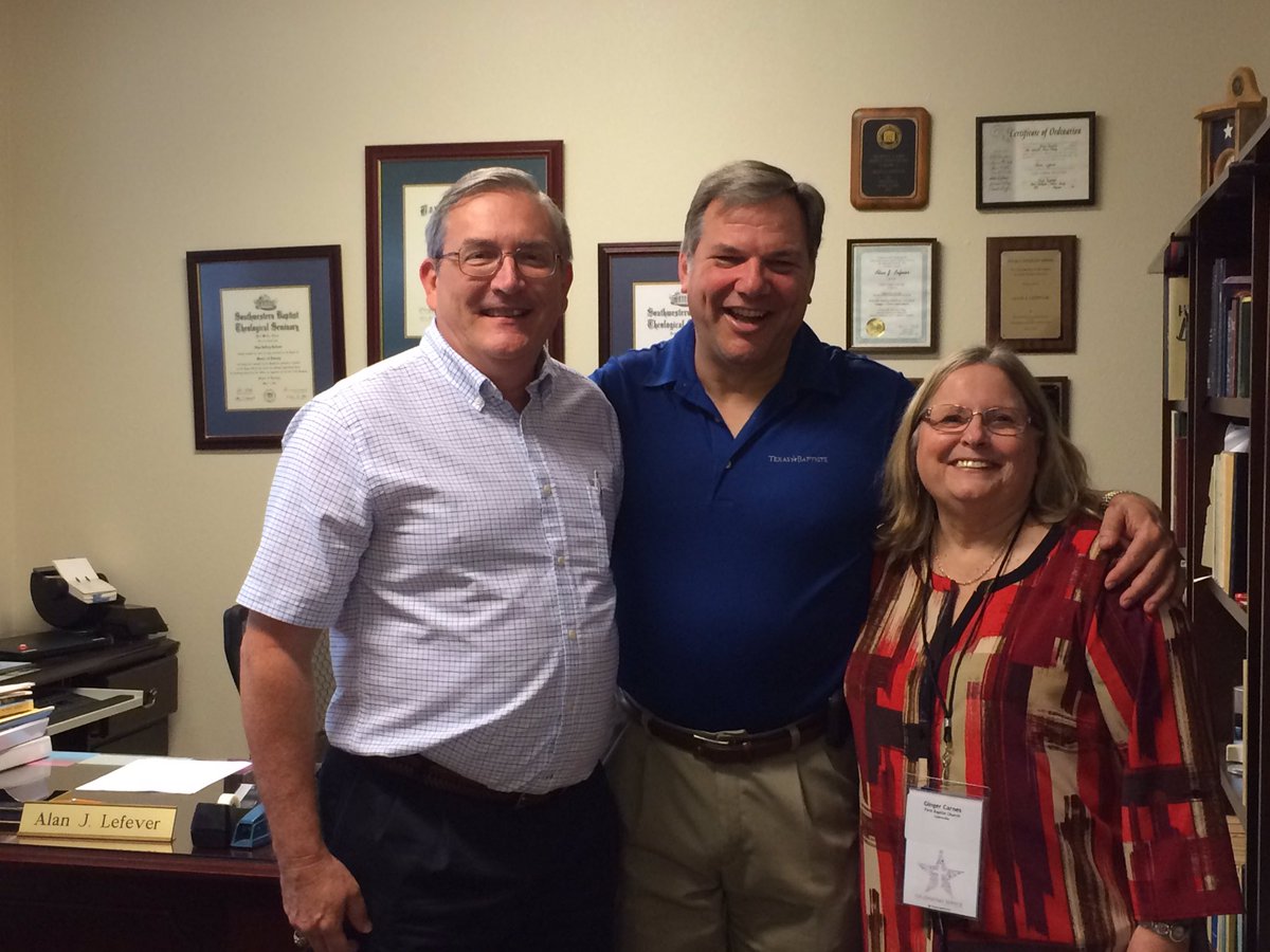 GingerHCarnes's tweet photo. Enjoyed touring the new home of the Baptist Historical Collection today with a good friend, Director Alan Lefever.  #celebratingservice https://t.co/Ye7gMKwwyH