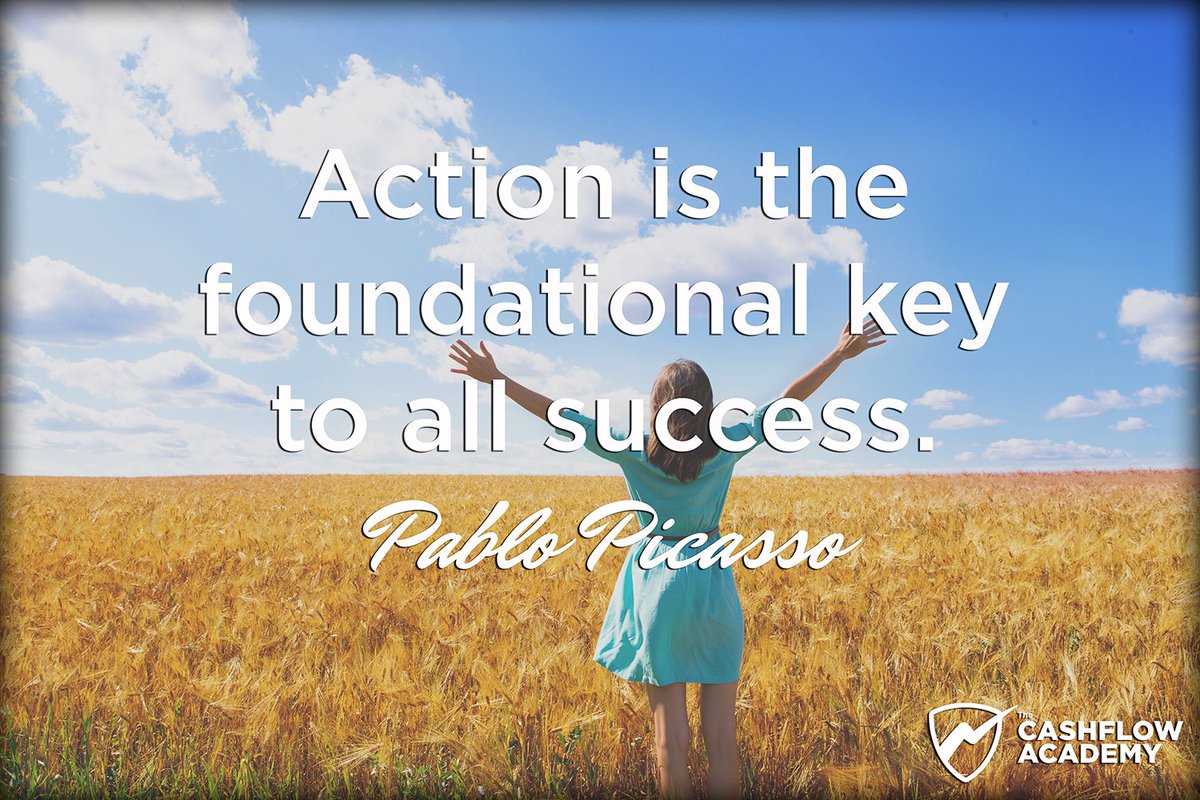 andytannerstock's tweet photo. Action is the foundational key to all success. #picasso #takeaction #success https://t.co/PxqWQWLe8Y