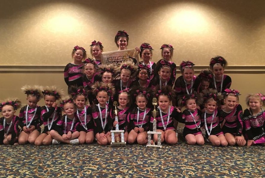 Cheeriffic's tweet photo. Great start to the season! 1st, 2nd &amp; a gold bid! Couldn't be more proud of these amazing &amp; talented girls! #blessed https://t.co/Ko6w3eZbk3