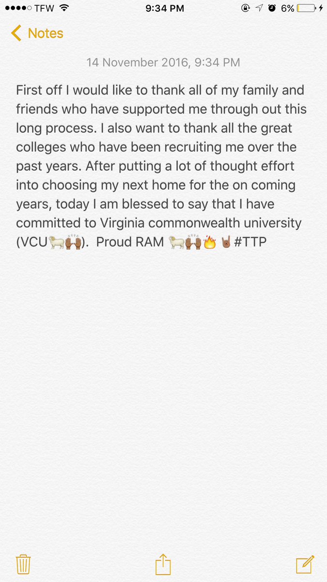 KiirMayan's tweet photo. Blessed to announce that I have committed to Virginia commonwealth university (VCU) 🐏🔥🙌🏾 https://t.co/x7NcooOj1a