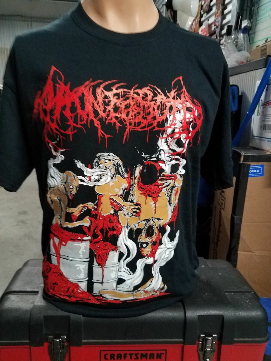 throneofbotis's tweet image. throneofbotis.bigcartel.com merch site is revamped with are new tshirts stop by and check them out #deathmetal #vadm #brutality #slam
