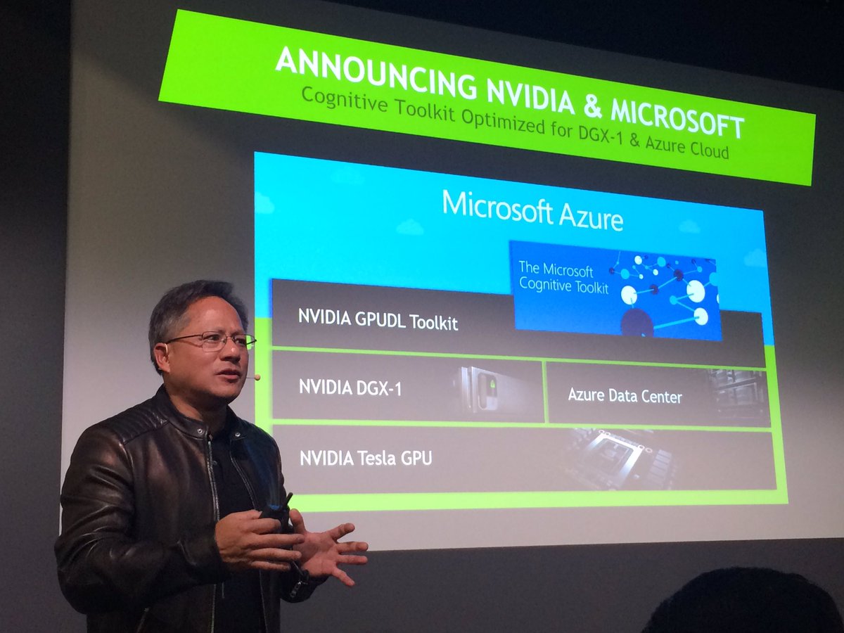 Karan_Batta's tweet photo. Announcing @Azure and @nvidia partnership for #ai #deeplearning #azuregpu @NVIDIATesla https://t.co/juY8ev6aVt