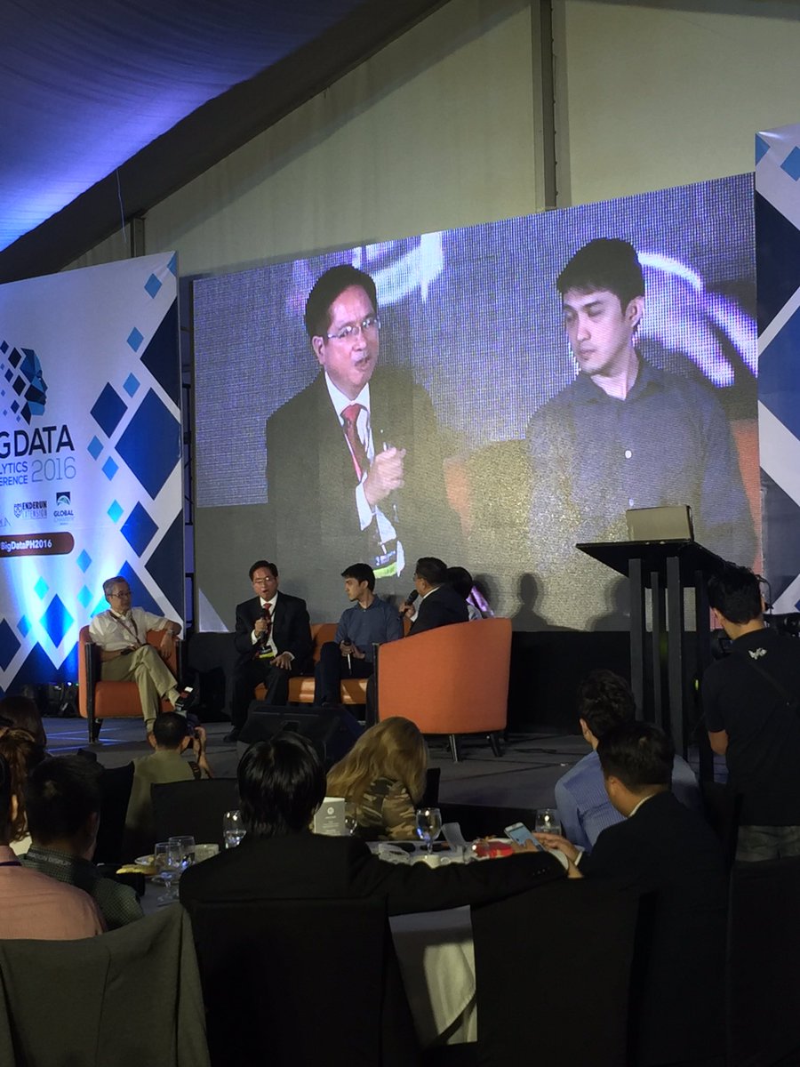 EnderunColleges's tweet photo. 1st Panel Discussion: The Relevance & Impact of Big Data & Analytics in Philippines' Business, Government &Academic Sectors. #BigDataPH2016 https://t.co/8FsV9z5szW
