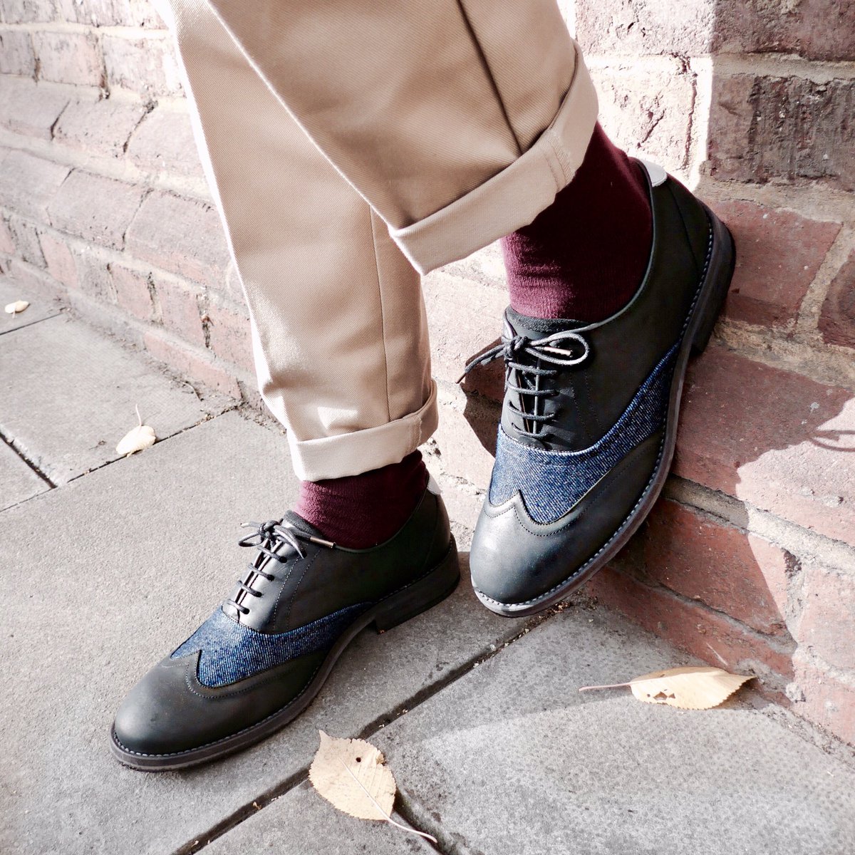 theparisianman's tweet photo. In love with my new @HacterConcept shoes. Have a nice day everyone! https://t.co/spMzqYaEUL #shoes #chaussures #hacter #hacterconcept #hello https://t.co/5bvOAAiFTW