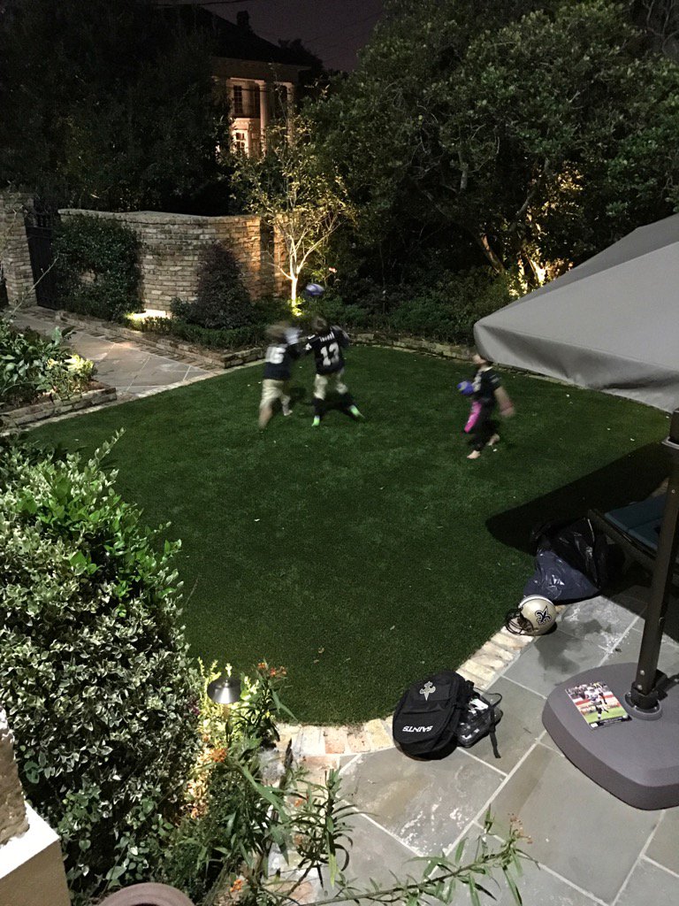Drew Brees On Twitter Boys Had A Night Game In The Backyard Drew Brees On Twitter Boys Had A Night Game In The Backyard