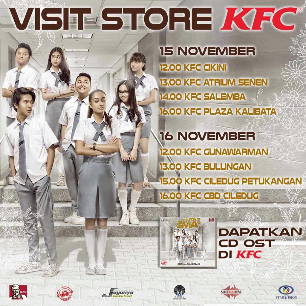 Kuy!! <a href="/KFCINDONESIA/">KFC Indonesia (Jagonya Ayam!)🔥</a> <a href="/Jagonya_Musik/">Jagonya Musik</a> <a href="/CJRisCJR/">CJR</a> @AdaCintaDi_SMA