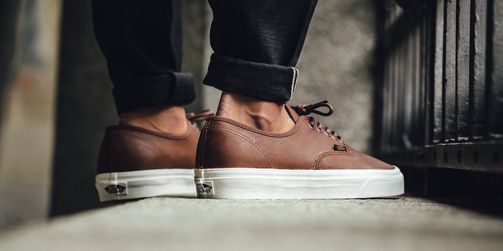 vans dachshund leather