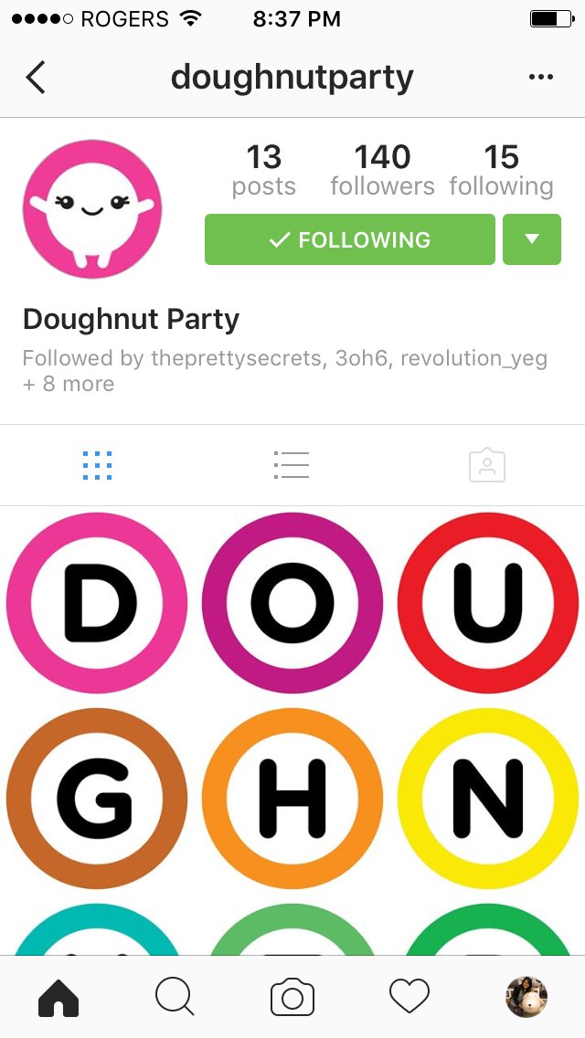 cindurh's tweet photo. something delicious is about to happen over at @moonshinedough’s store front methinks! 🍩🎉 #doughnutparty #yegfood https://t.co/DUEIpHHK14