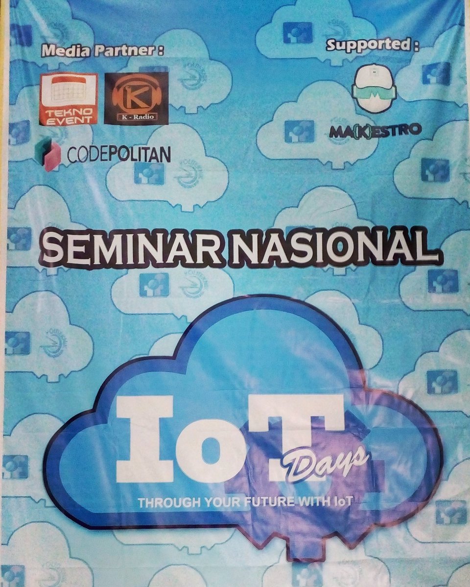 Upload foto kalian yang lg ikut Seminar Nasional IoTdays 2016. Mention <a href="/himatifpolpos/">HIMATIF POLTEKPOS</a> dan gunakan hashtag #PolposIoTdays