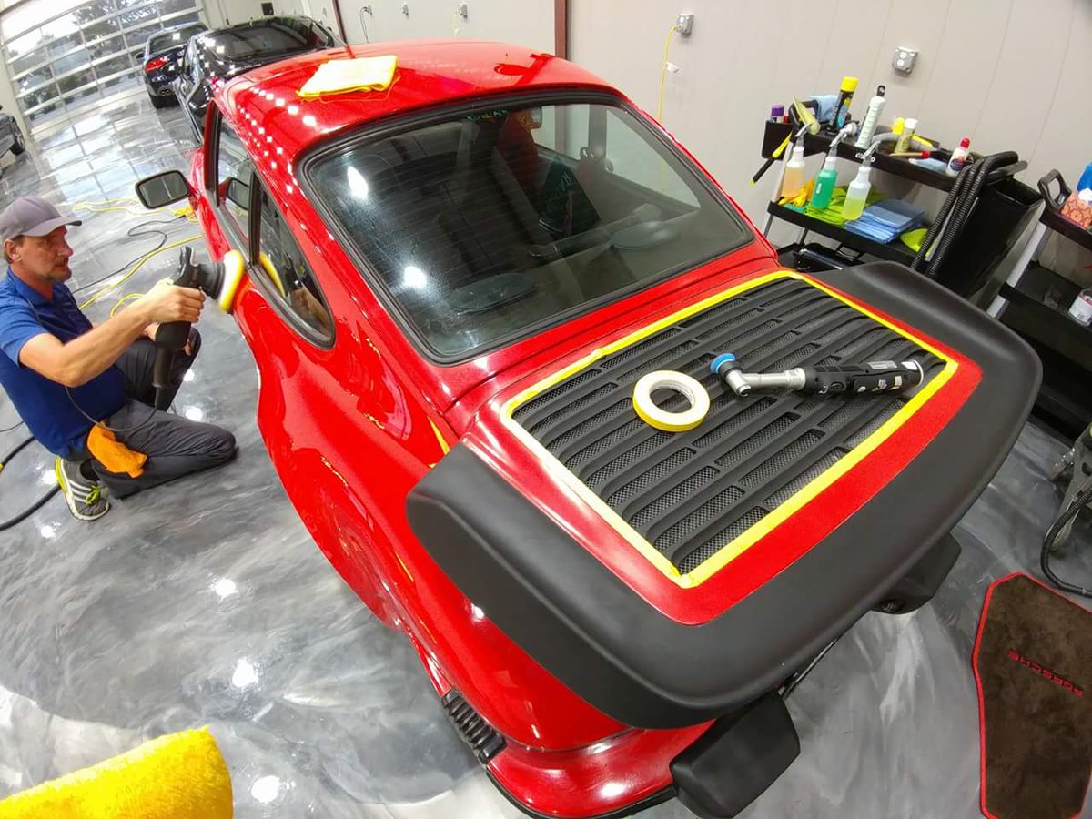 Think_Crete's tweet image. Oh, what a differnce a floor makes! Our clients upscale auto spa..would it be a 'spa' with plain concrete floors? ;)