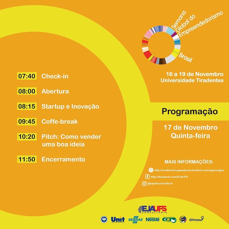 EJAUFS's tweet photo. Programação preparada para o 1º e 2º dia de SGE. Não percam, estamos nas ÚLTIMAS VAGAS!! #SGE # EJAUFS #Desde93 #MundoEJA #capacitação https://t.co/FO4Mf82bk4