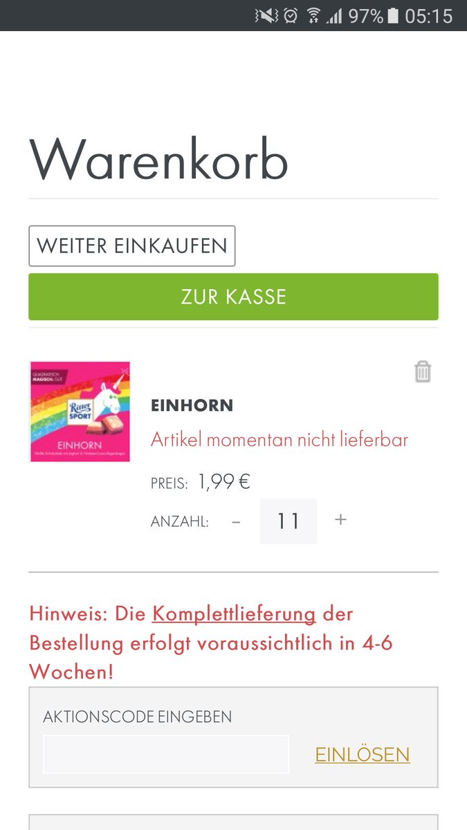 InnenraumSitzer's tweet photo. Das war es. Mich hat @RITTER_SPORT_DE als Kunde verloren.  #rittersport https://t.co/clhz2LhsFF