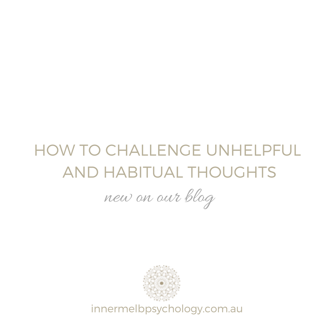 MelbPsych's tweet photo. New on our blog // How to Challenge Habitual Thinking https://t.co/Y8BpQ8AN6E https://t.co/qimzOMvLMP