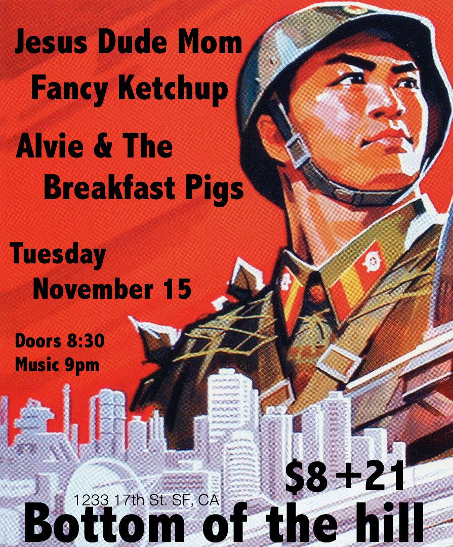 FancyKetchup1's tweet photo. Tomorrow Night: Bottom of the Hill https://t.co/5AQ8WDwUSz https://t.co/49e6NxEcRb