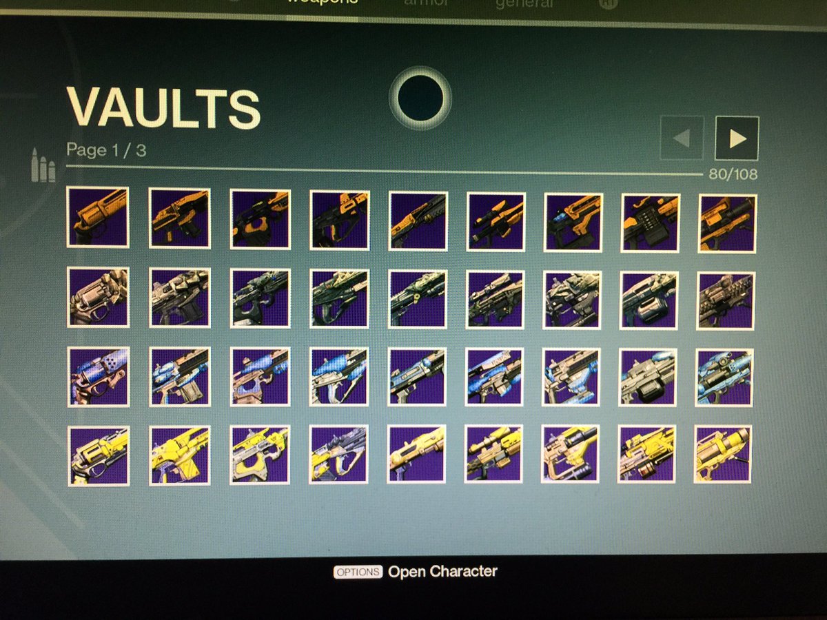 qt2ez's tweet image. I had the greatest vault #Destiny had ever seen on my old account. I plan on making it the second greatest vault now...