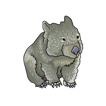 ウォンバットのtwitterイラスト検索結果 古い順