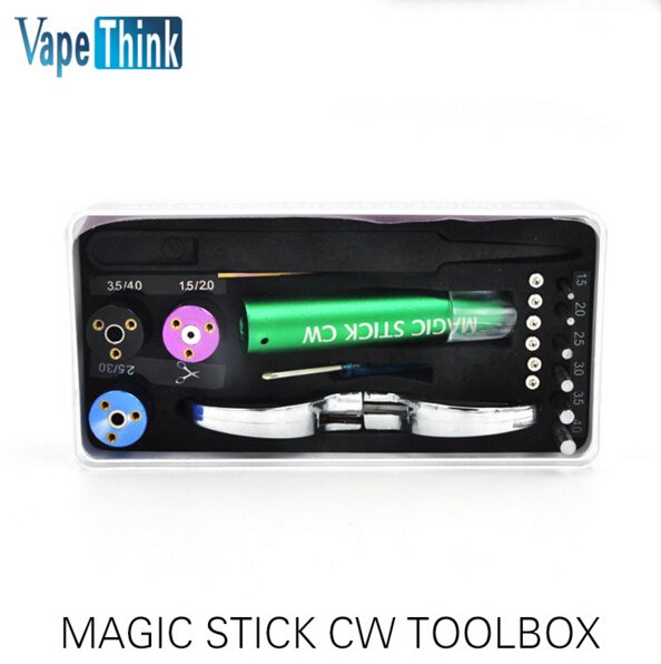 VapeThink's tweet image. SURPRISE--DIY your vape!!! New Magic stick CW toolbox RDA pre coil vape tool box :　aliexpress.com/store/product/…
#DIY #vape #vapethink #ecigs