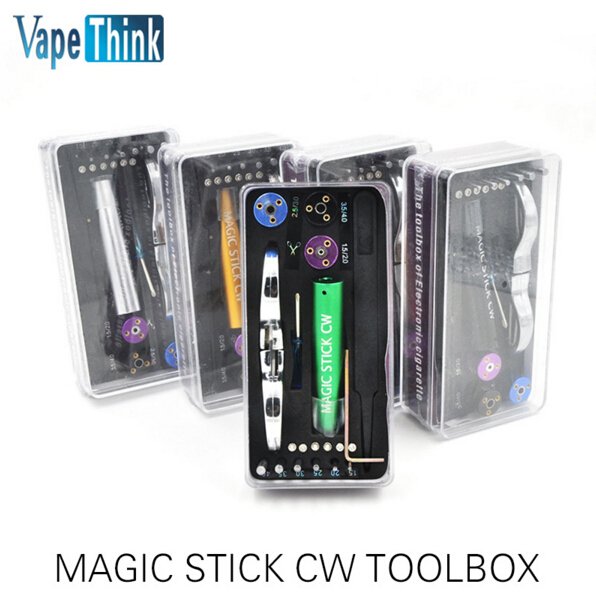 VapeThink's tweet image. SURPRISE--DIY your vape!!! New Magic stick CW toolbox RDA pre coil vape tool box :　aliexpress.com/store/product/…
#DIY #vape #vapethink #ecigs
